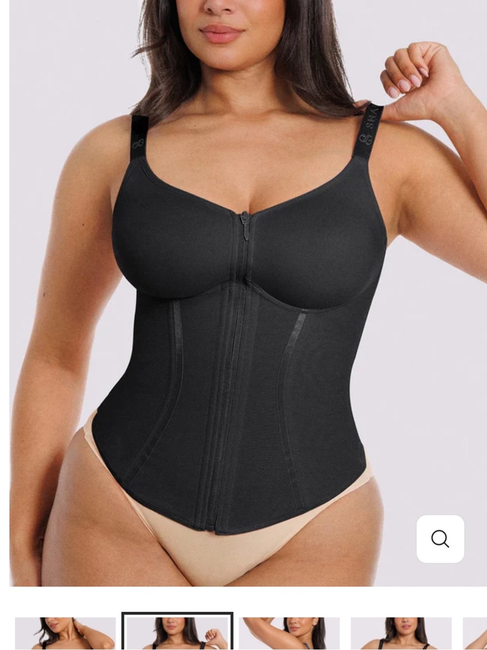 Shapellx NeoSweat
AirSlim Tummy Control Corset Top in black size XL NWT